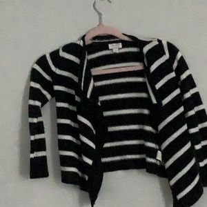 Dark blue and white sweater